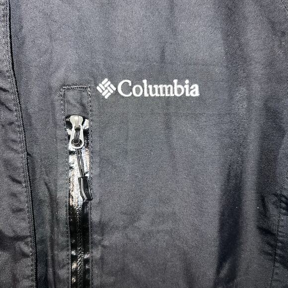 Women’s Columbia Omni-Tech Omni-Heat Waterproof Hooded Jacket Black Size Small - Picture 3 of 11
